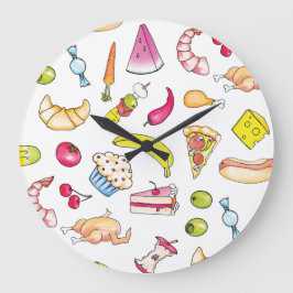 Reloj Redondo Grande Alimentos