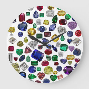 Reloj Redondo Grande All Gemstones, All colors, All shapes Large Clock
