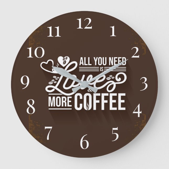 Reloj Redondo Grande All you need is Love  (Anverso)