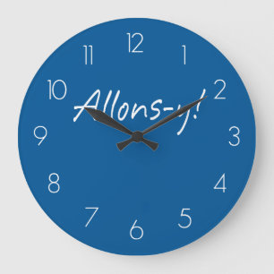 Reloj Redondo Grande Allons-y
