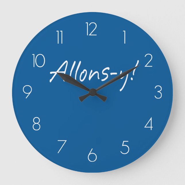 Reloj Redondo Grande Allons-y (Anverso)