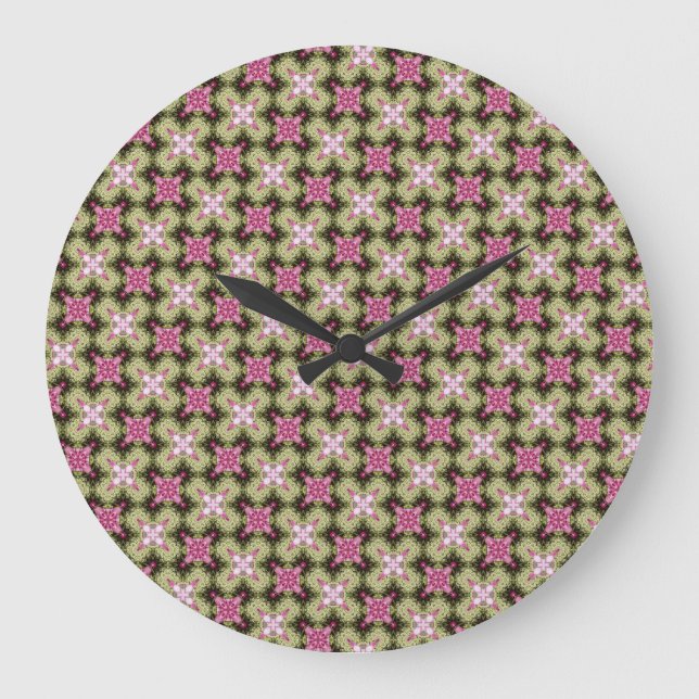 Reloj Redondo Grande Almohada de tirar Heather & Moss (Anverso)