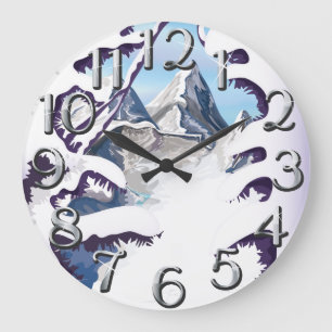 Reloj Redondo Grande Alpes franceses
