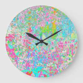 Reloj Redondo Grande Amanecer de agua y rosa caliente en My Rubio Garde