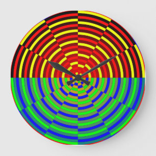 Reloj Redondo Grande Amanecer digital por Kenneth Yoncich