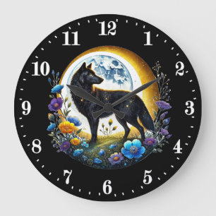 Reloj Redondo Grande Amantes de los lobos de Guay