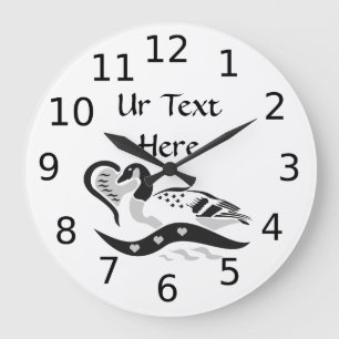 Reloj Redondo Grande Amar a mamá Goose