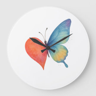 Reloj Redondo Grande Amarte a ti mismo a través del cambio