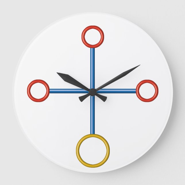Reloj Redondo Grande amazingCROSS als Wanduhr (Anverso)