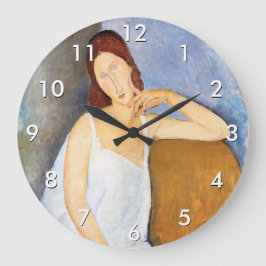 Reloj Redondo Grande Amedeo Modigliani - Jeanne Hebuterne