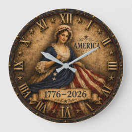 Reloj Redondo Grande America 250 Anniversary