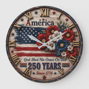 Reloj Redondo Grande America 250 Years 1776 Anniversary