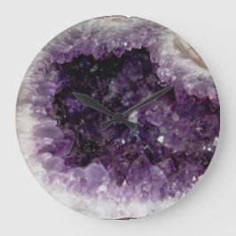 Reloj Redondo Grande AMETHYST acrylic wall clock | m3galleryStudio