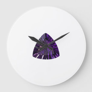 Reloj Redondo Grande Amethyst, Febrero Birthstone Purple