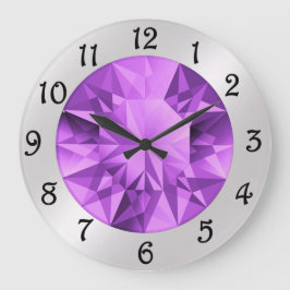 Reloj Redondo Grande Amethyst large clock