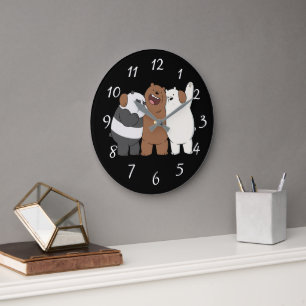 Reloj Redondo Grande Amigos de los animales