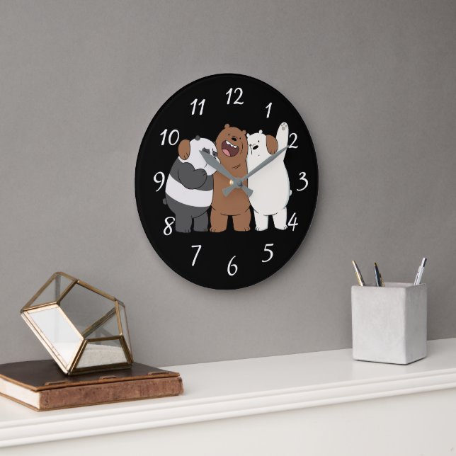 Reloj Redondo Grande Amigos de los animales (Oficina)