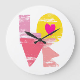 RELOJ REDONDO GRANDE AMOR