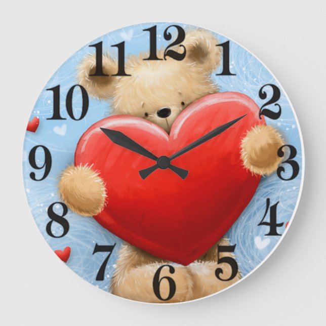 Reloj Redondo Grande Amor (Anverso)
