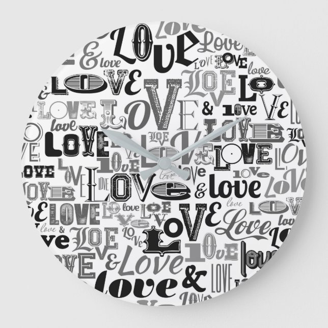 Reloj Redondo Grande Amor 3 (Anverso)