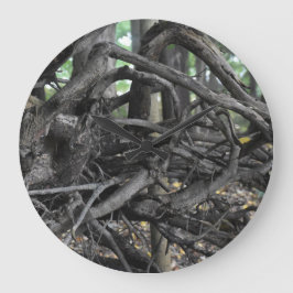 Reloj Redondo Grande Amor a un árbol caído