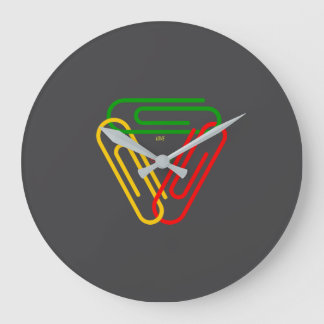 Reloj Redondo Grande Amor - Paz - Unidad