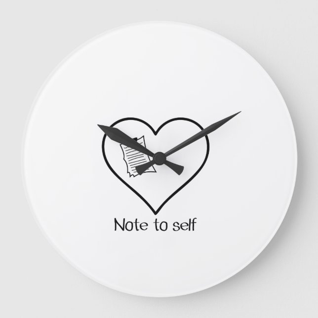 Reloj Redondo Grande amor propio (Anverso)