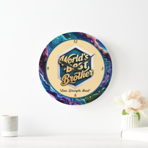 Reloj Redondo Grande "Amor Sin Límites"