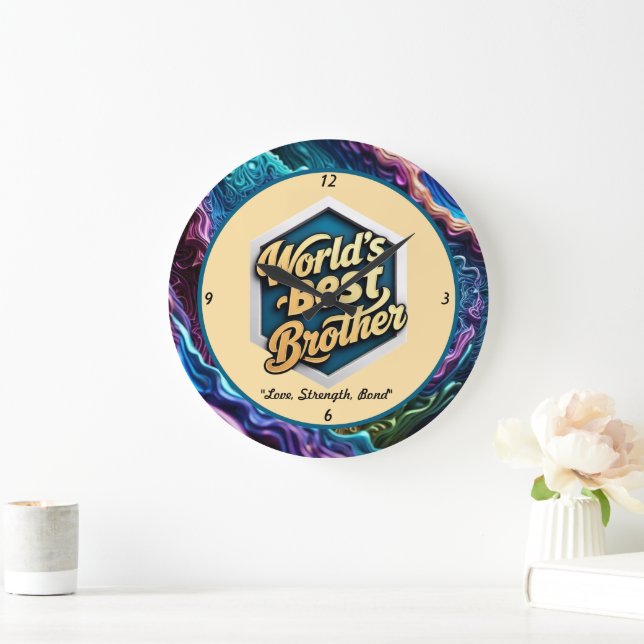 Reloj Redondo Grande "Amor Sin Límites" (Hogar)