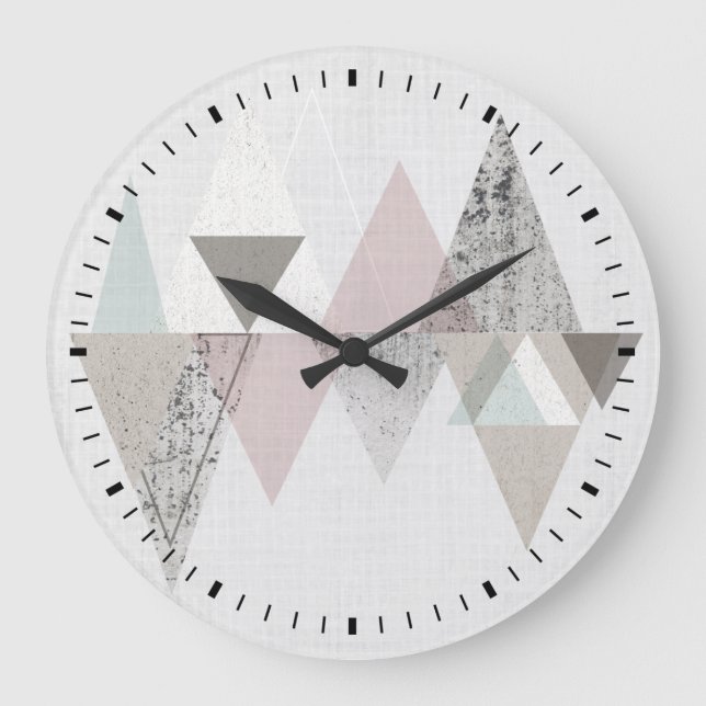 Reloj Redondo Grande Amuse II | Geometric Modern (Anverso)