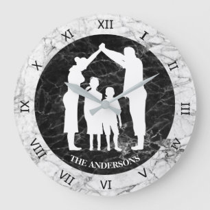 RELOJ REDONDO GRANDE AÑADIR SILHOUTTE