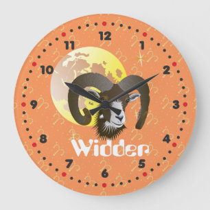 Reloj Redondo Grande Ancha 21. März bis 20. April Uhr