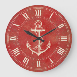 Reloj Redondo Grande Anchor Nautical