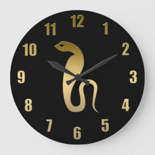 Reloj Redondo Grande Ancient Egyptian snake – goddess Renenutet