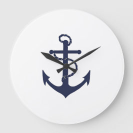 Reloj Redondo Grande Ancla