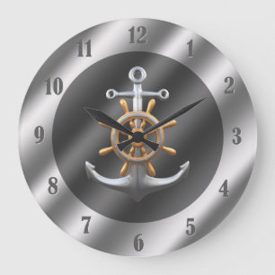 Reloj Redondo Grande Ancla