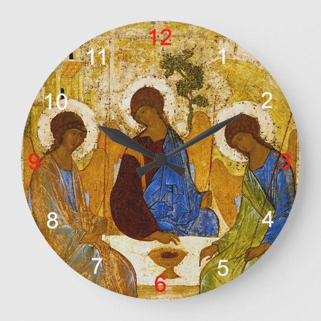 Reloj Redondo Grande Andrei Rublev , “ Holy Trinity ” (Anverso)
