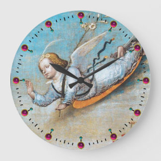 RELOJ REDONDO GRANDE ANGEL DE ANUNCIACIÓN DE VOLANTE