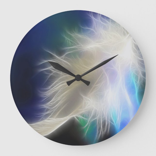 Reloj Redondo Grande Angel Feather Wall Clock (Anverso)