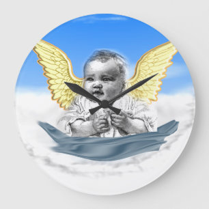 Reloj Redondo Grande Angels