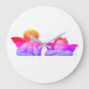 Reloj Redondo Grande Angels ángel Raffael - Madonna Sixtina Raphael -