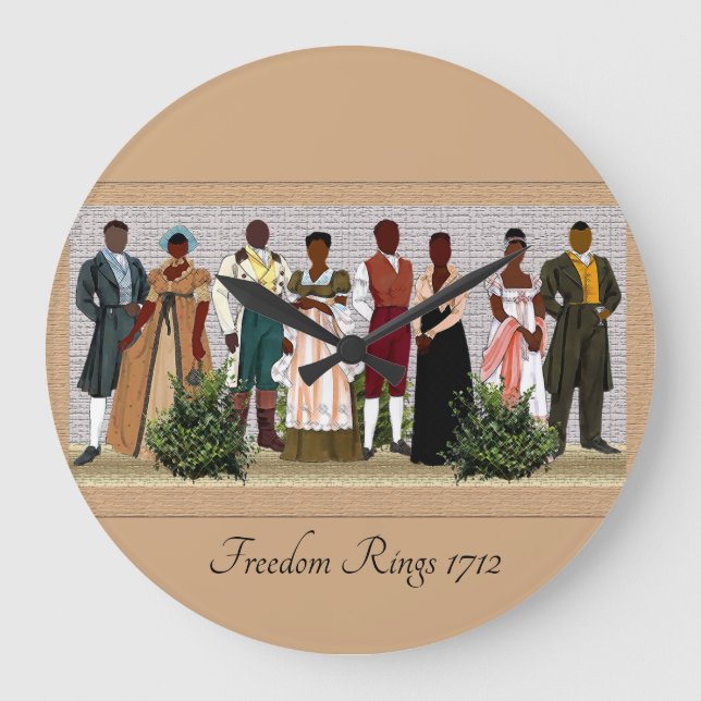 Reloj Redondo Grande Anillos de libertad 1712  (Anverso)