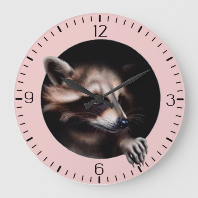 Reloj Redondo Grande Animal (Anverso)