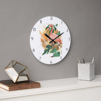 Reloj Redondo Grande animal flamenco