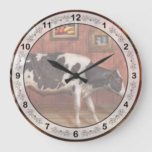 Reloj Redondo Grande Animal - La Vaca