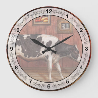 Reloj Redondo Grande Animal - La Vaca