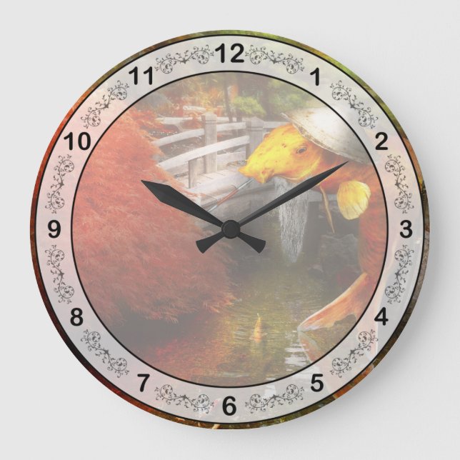 Reloj Redondo Grande Animal - Pez - El Samurái Errante (Anverso)