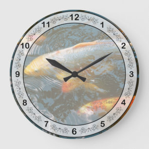 Reloj Redondo Grande Animal - Pez - Otorgar buena suerte