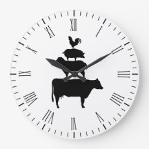 Animales de granja apilados