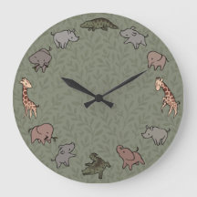 Animales de Safari (elefante, jirafa, cocodrilo y